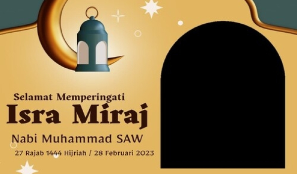 Link Twibbon Isra Miraj 1444 Hijriyah